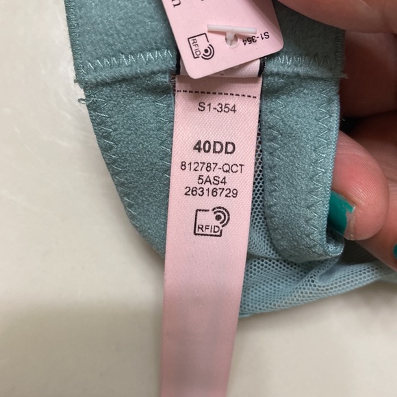 Victoria's Secret Blue and Gold Bra - Picture 7 of 8